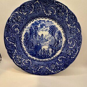 Antique Bourne & Leigh (E.B. & J.E.L) Rhine Pattern 10" Plate